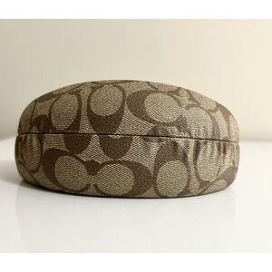 Coach Signature Hard Eyeglass Sunglass Case Brown Logo Print